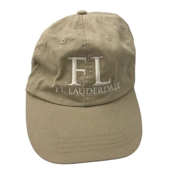 Ft. Lauderdale Florida Khaki Baseball Hat - Picture 1 of 10